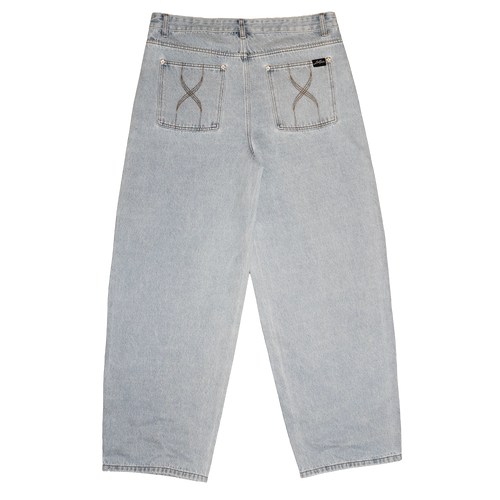 Men's Vintage Baggy Denim Jean - Light Wash