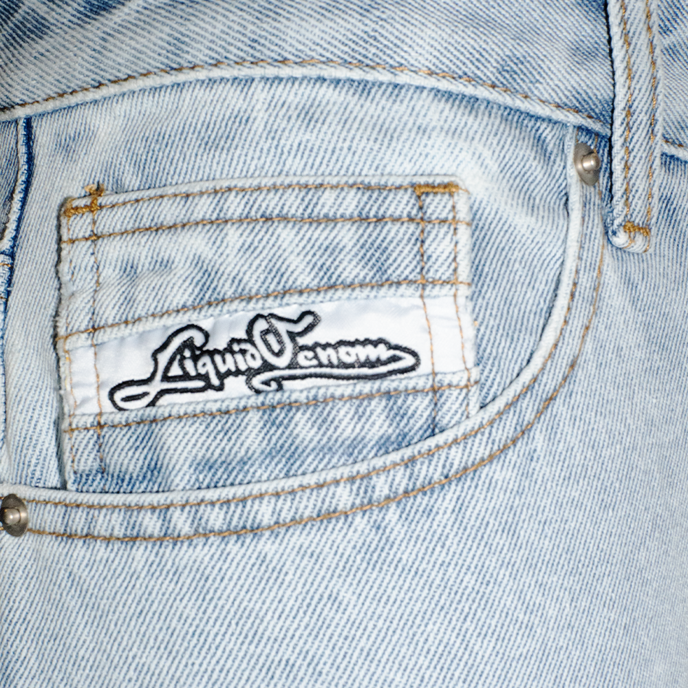 Men's Vintage Baggy Denim Jean - Light Wash