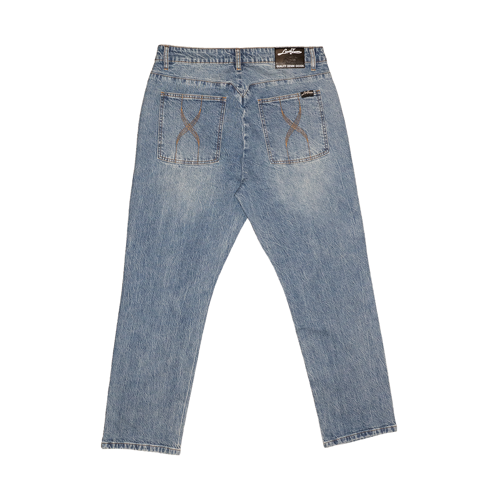Men's Straight Fit Denim - Mid Wash