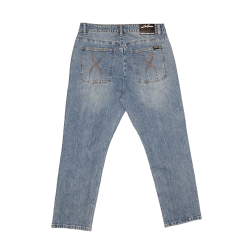 Men's Straight Fit Denim - Mid Wash